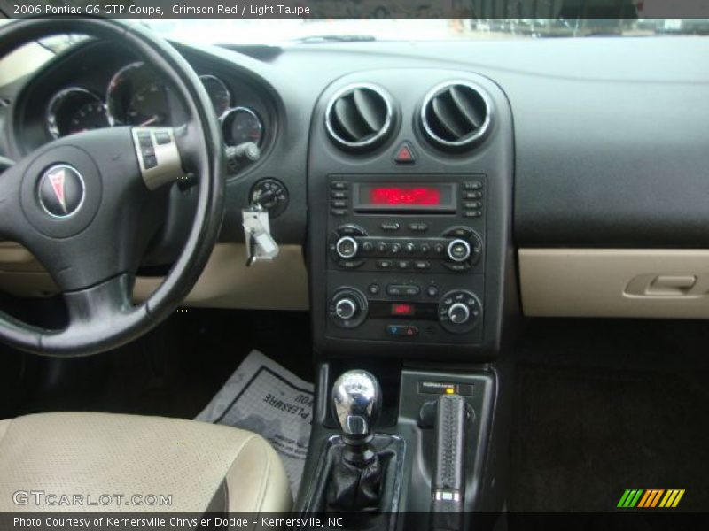 Dashboard of 2006 G6 GTP Coupe