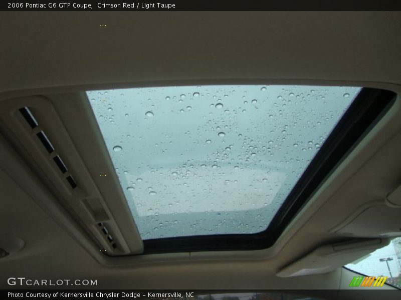 Sunroof of 2006 G6 GTP Coupe