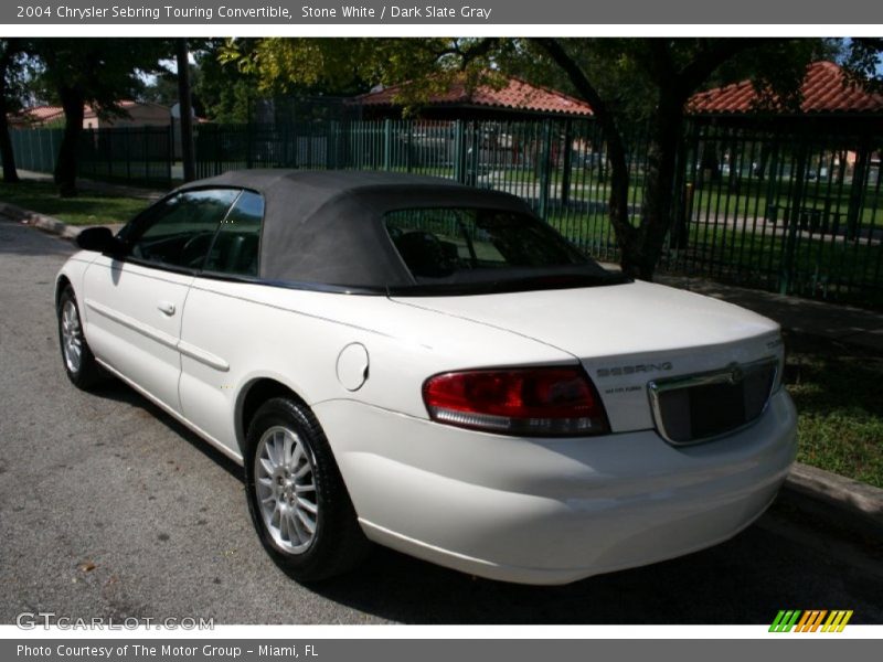 Stone White / Dark Slate Gray 2004 Chrysler Sebring Touring Convertible