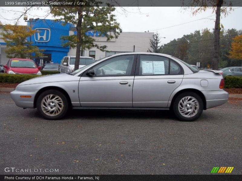 Silver / Gray 1999 Saturn S Series SL2 Sedan