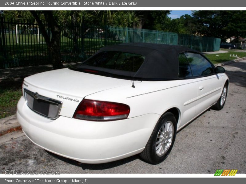 Stone White / Dark Slate Gray 2004 Chrysler Sebring Touring Convertible