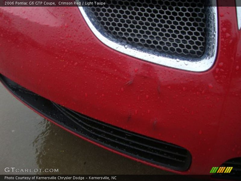 Crimson Red / Light Taupe 2006 Pontiac G6 GTP Coupe