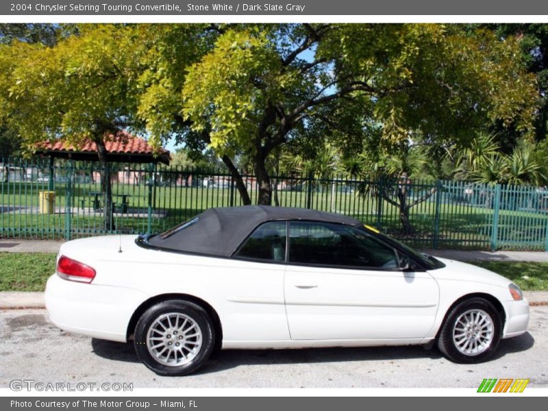 Stone White / Dark Slate Gray 2004 Chrysler Sebring Touring Convertible