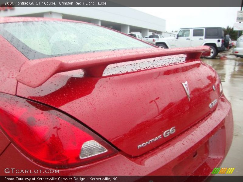  2006 G6 GTP Coupe Crimson Red