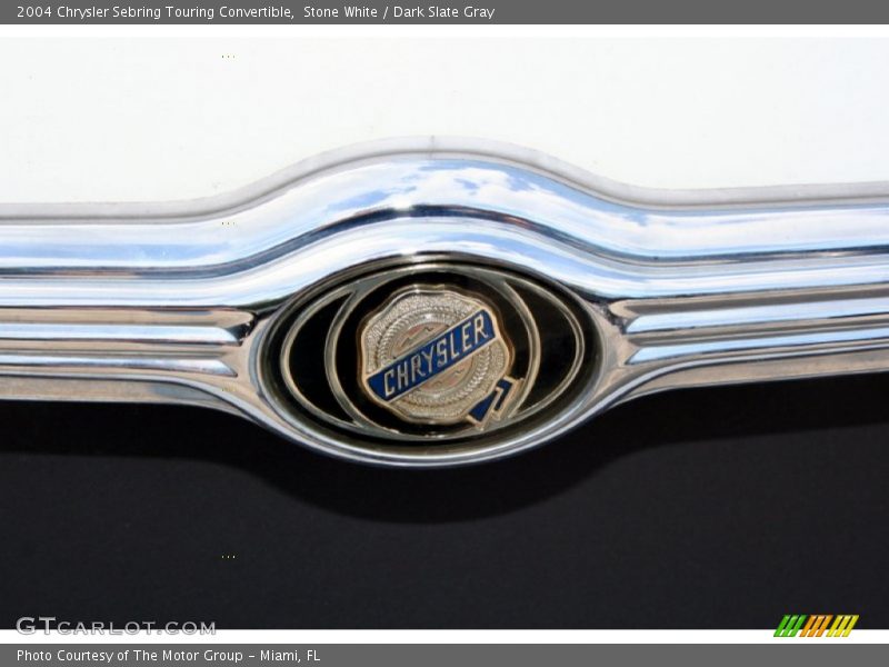 Stone White / Dark Slate Gray 2004 Chrysler Sebring Touring Convertible