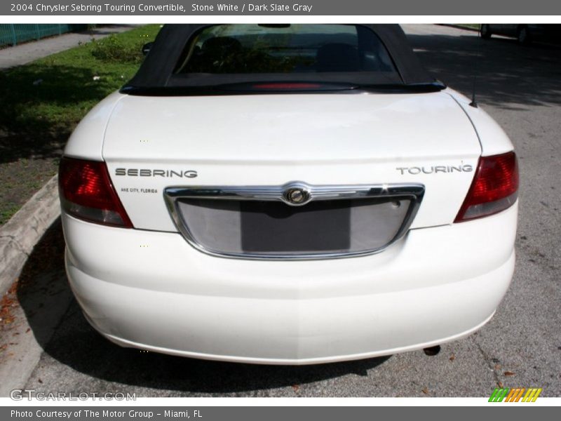 Stone White / Dark Slate Gray 2004 Chrysler Sebring Touring Convertible