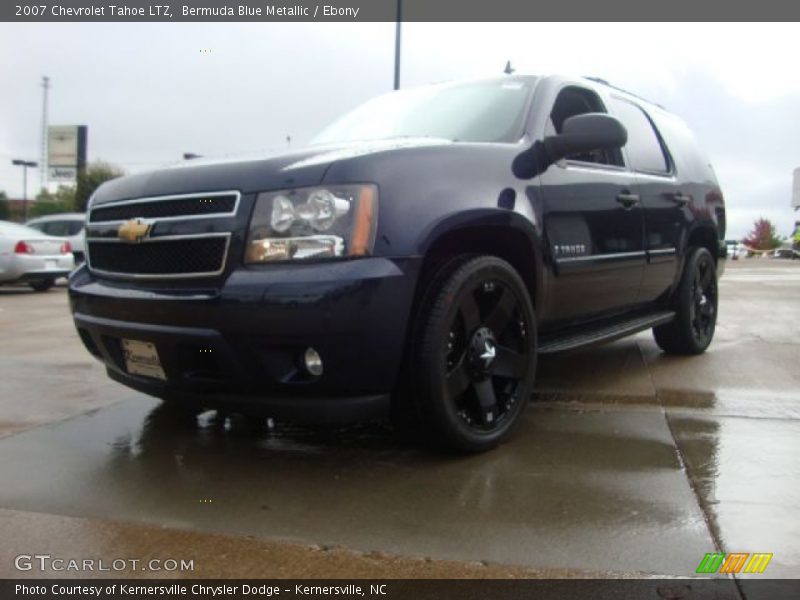 Bermuda Blue Metallic / Ebony 2007 Chevrolet Tahoe LTZ