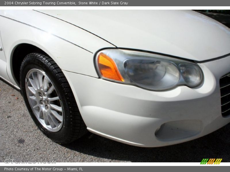 Stone White / Dark Slate Gray 2004 Chrysler Sebring Touring Convertible