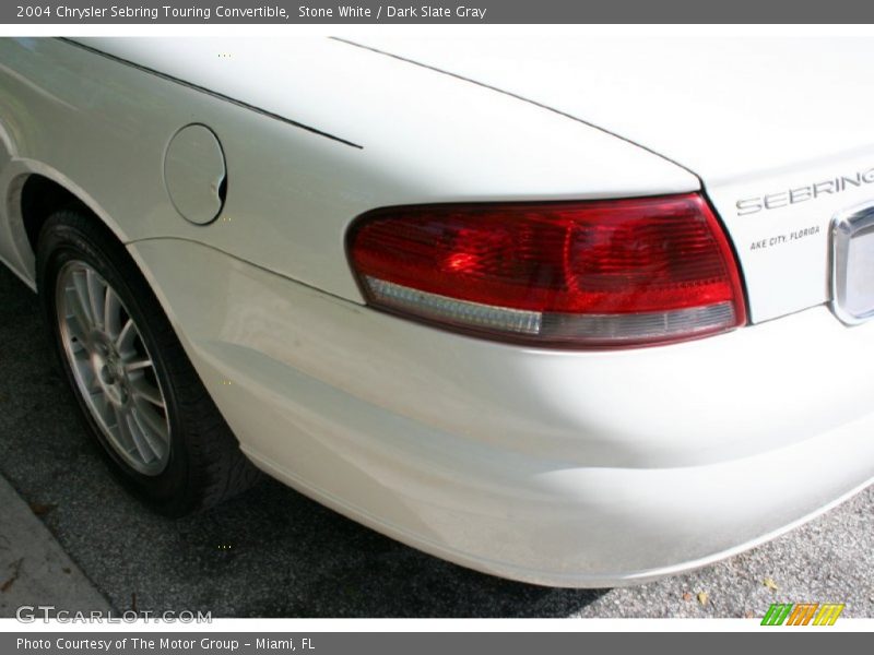 Stone White / Dark Slate Gray 2004 Chrysler Sebring Touring Convertible