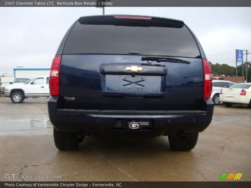 Bermuda Blue Metallic / Ebony 2007 Chevrolet Tahoe LTZ