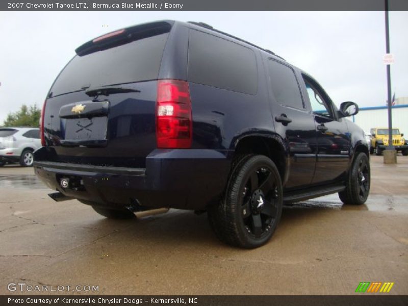 Bermuda Blue Metallic / Ebony 2007 Chevrolet Tahoe LTZ