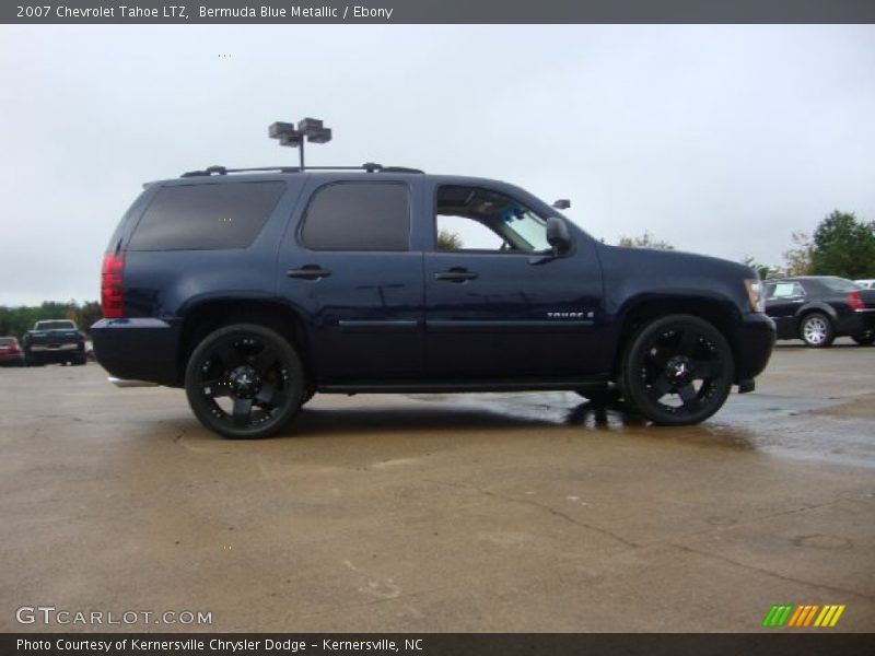 Bermuda Blue Metallic / Ebony 2007 Chevrolet Tahoe LTZ