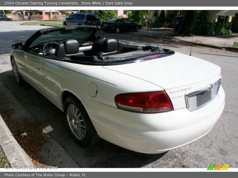 Stone White / Dark Slate Gray 2004 Chrysler Sebring Touring Convertible
