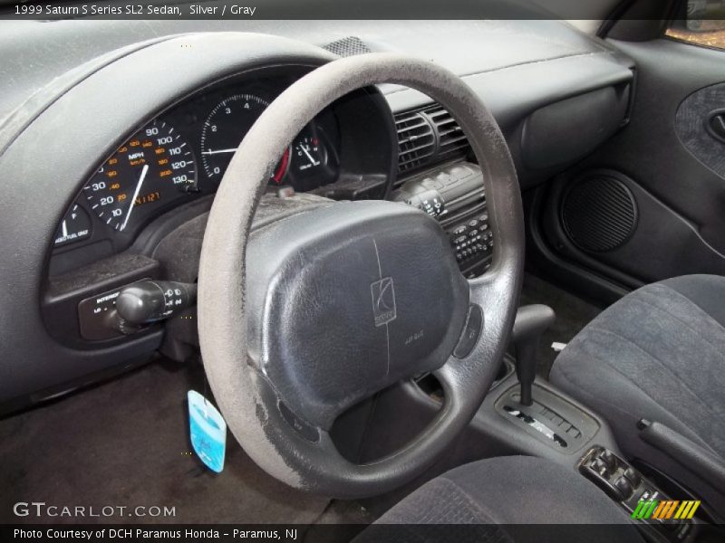 Silver / Gray 1999 Saturn S Series SL2 Sedan