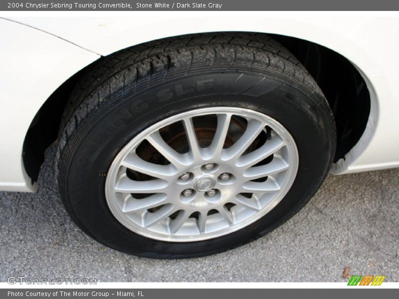 Stone White / Dark Slate Gray 2004 Chrysler Sebring Touring Convertible