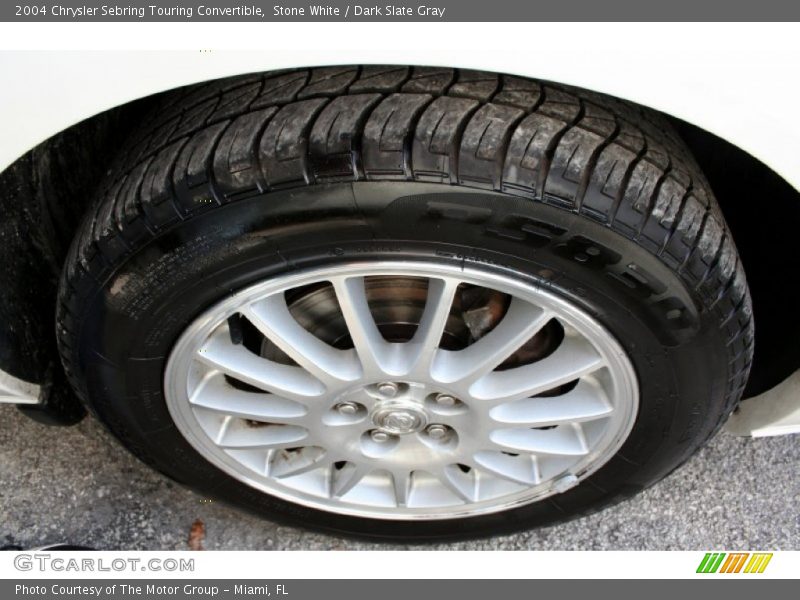 Stone White / Dark Slate Gray 2004 Chrysler Sebring Touring Convertible