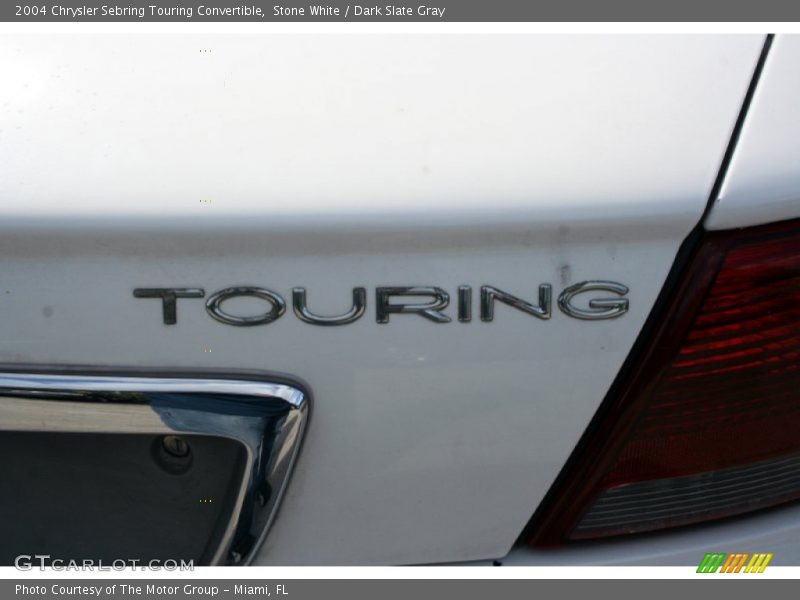 Stone White / Dark Slate Gray 2004 Chrysler Sebring Touring Convertible
