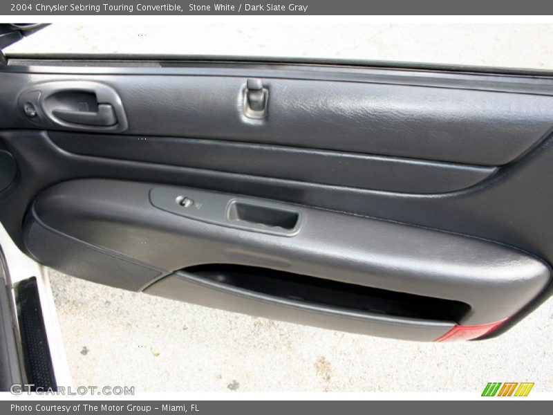 Stone White / Dark Slate Gray 2004 Chrysler Sebring Touring Convertible