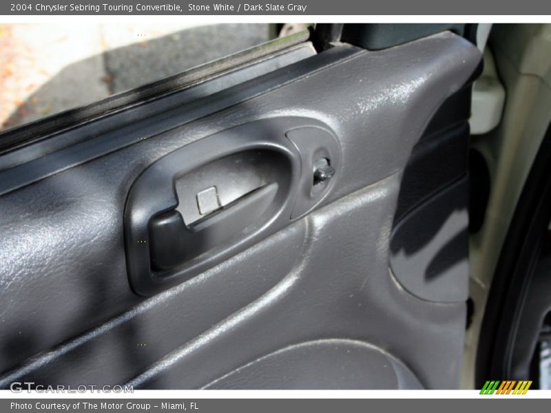 Stone White / Dark Slate Gray 2004 Chrysler Sebring Touring Convertible