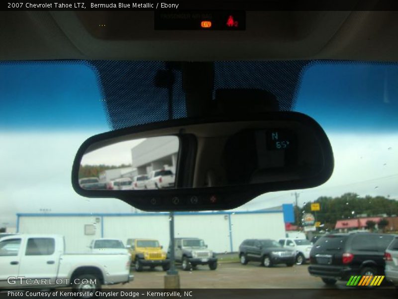 Bermuda Blue Metallic / Ebony 2007 Chevrolet Tahoe LTZ