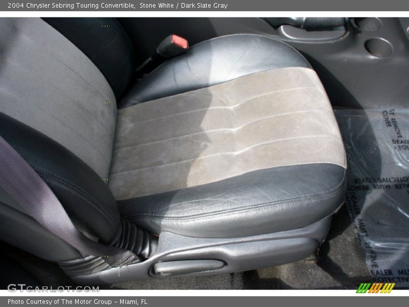 Stone White / Dark Slate Gray 2004 Chrysler Sebring Touring Convertible