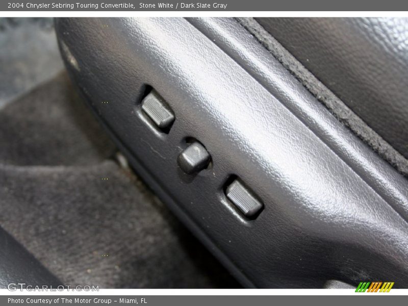 Stone White / Dark Slate Gray 2004 Chrysler Sebring Touring Convertible