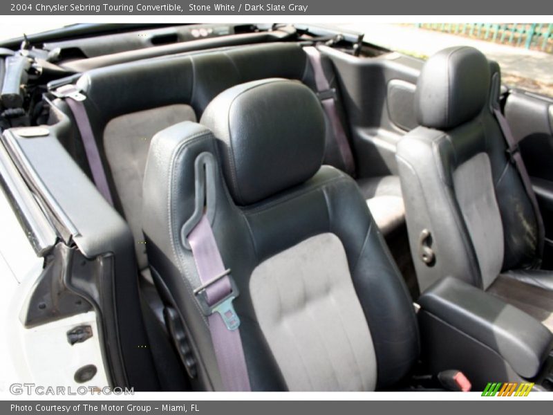 Stone White / Dark Slate Gray 2004 Chrysler Sebring Touring Convertible