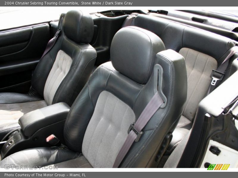Stone White / Dark Slate Gray 2004 Chrysler Sebring Touring Convertible