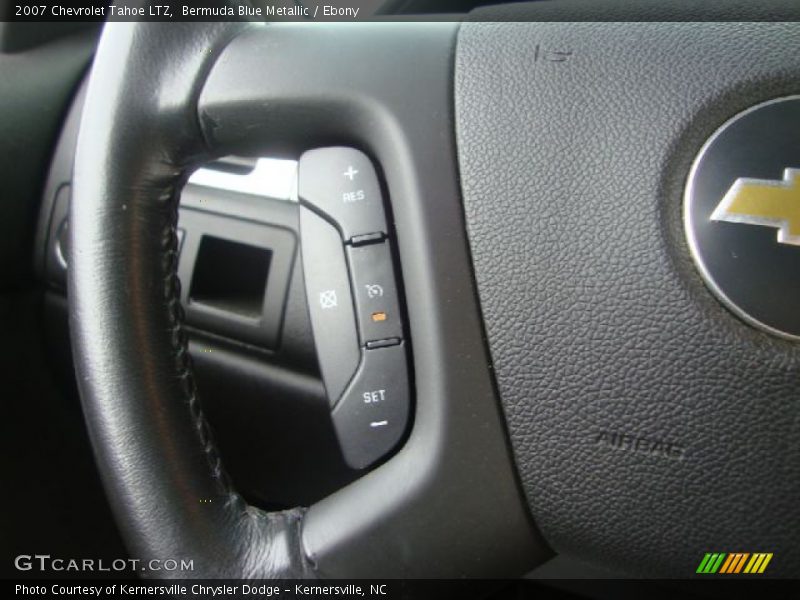 Bermuda Blue Metallic / Ebony 2007 Chevrolet Tahoe LTZ
