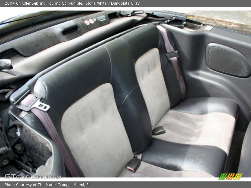 Stone White / Dark Slate Gray 2004 Chrysler Sebring Touring Convertible
