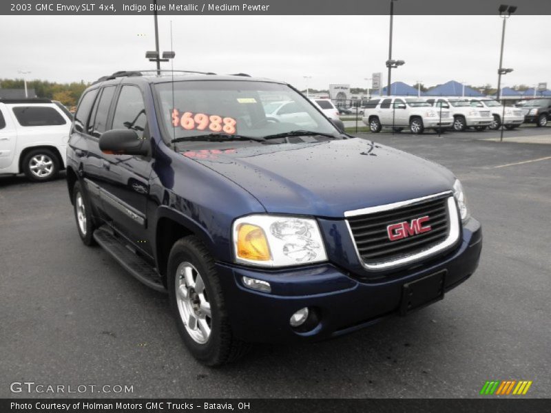 Indigo Blue Metallic / Medium Pewter 2003 GMC Envoy SLT 4x4