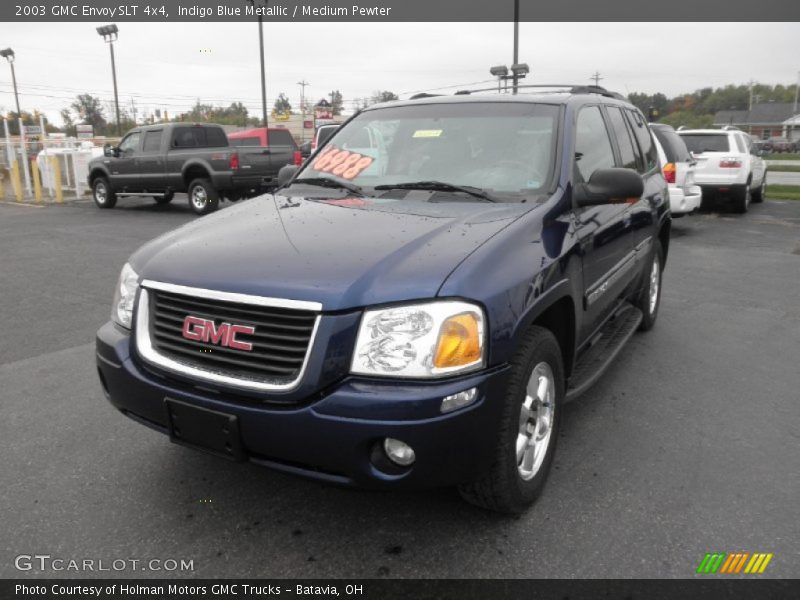 Indigo Blue Metallic / Medium Pewter 2003 GMC Envoy SLT 4x4