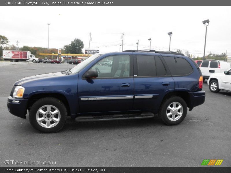 Indigo Blue Metallic / Medium Pewter 2003 GMC Envoy SLT 4x4