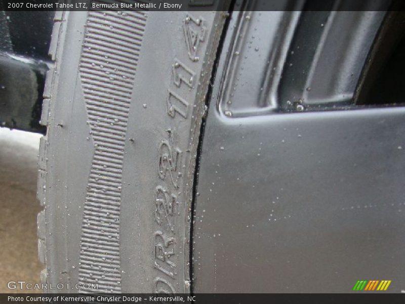 Bermuda Blue Metallic / Ebony 2007 Chevrolet Tahoe LTZ