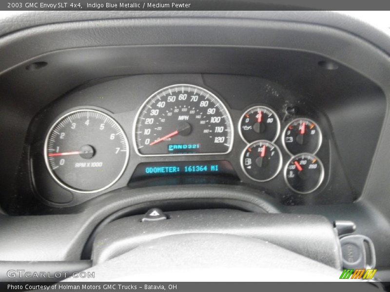 Indigo Blue Metallic / Medium Pewter 2003 GMC Envoy SLT 4x4