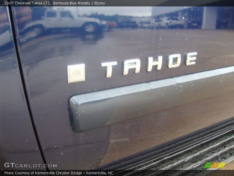 Bermuda Blue Metallic / Ebony 2007 Chevrolet Tahoe LTZ
