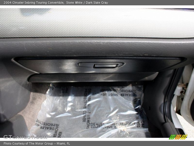 Stone White / Dark Slate Gray 2004 Chrysler Sebring Touring Convertible