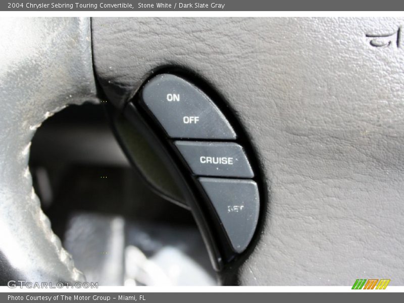 Stone White / Dark Slate Gray 2004 Chrysler Sebring Touring Convertible