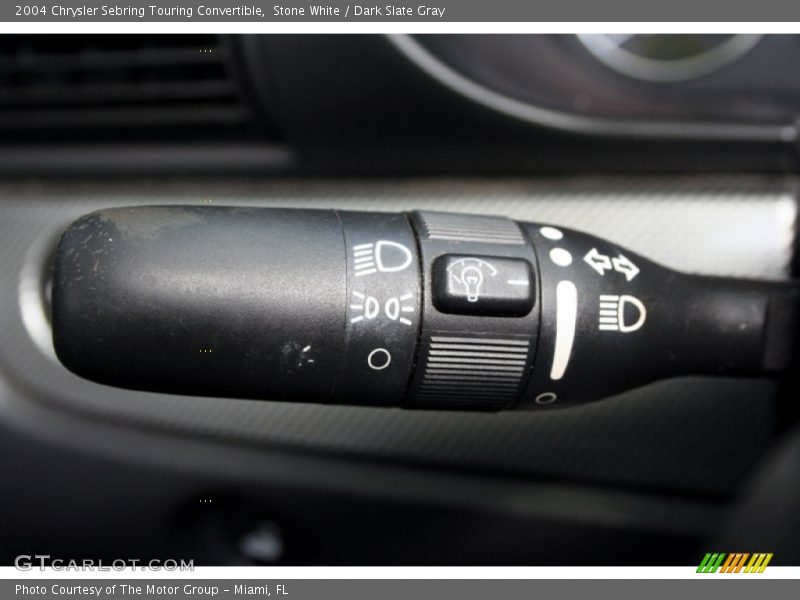 Stone White / Dark Slate Gray 2004 Chrysler Sebring Touring Convertible