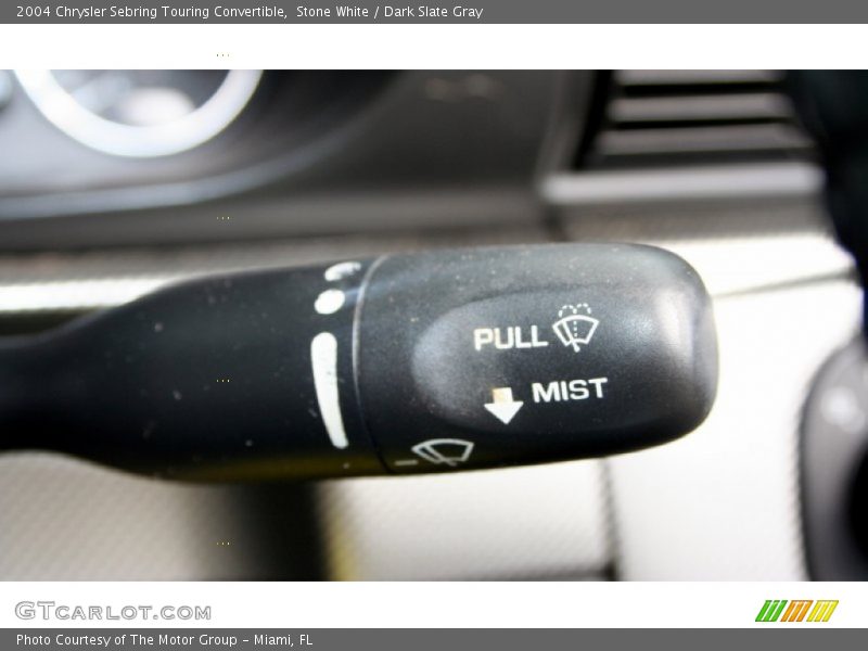 Stone White / Dark Slate Gray 2004 Chrysler Sebring Touring Convertible