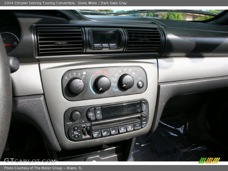 Stone White / Dark Slate Gray 2004 Chrysler Sebring Touring Convertible