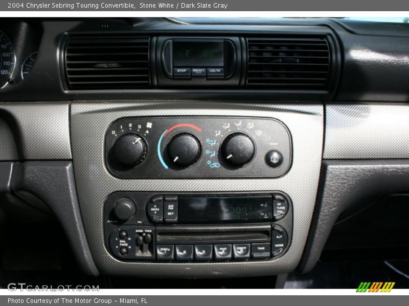 Stone White / Dark Slate Gray 2004 Chrysler Sebring Touring Convertible