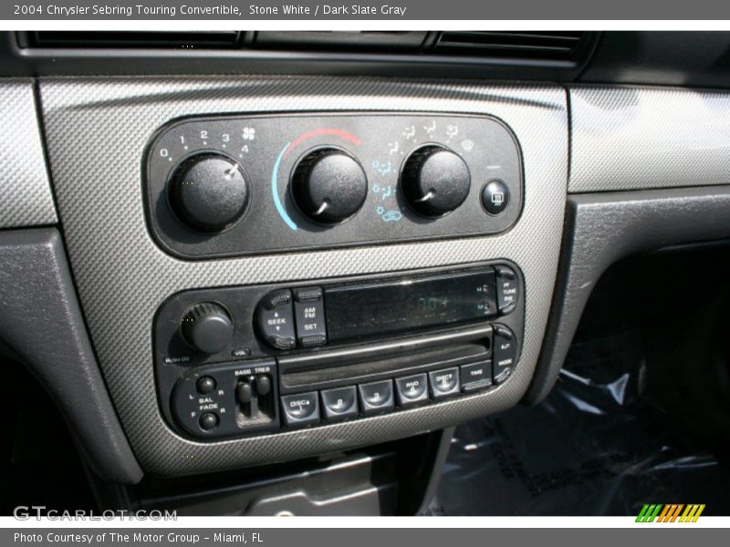 Stone White / Dark Slate Gray 2004 Chrysler Sebring Touring Convertible