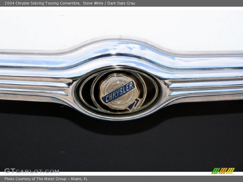 Stone White / Dark Slate Gray 2004 Chrysler Sebring Touring Convertible