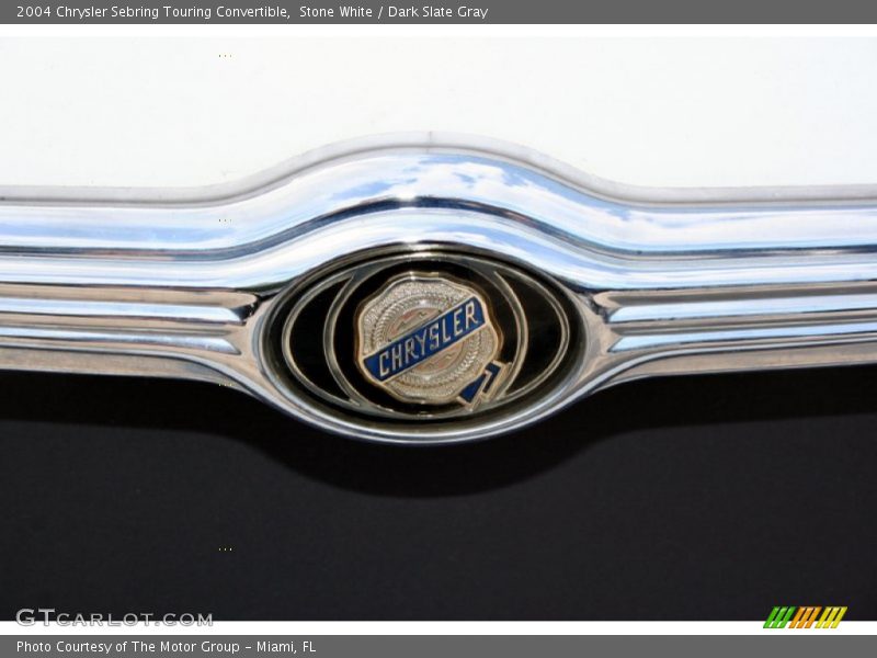 Stone White / Dark Slate Gray 2004 Chrysler Sebring Touring Convertible