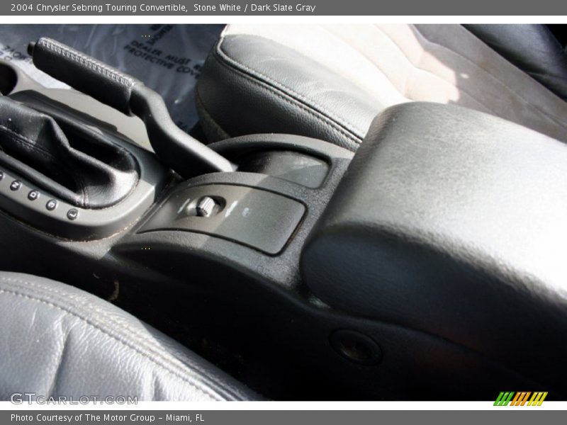 Stone White / Dark Slate Gray 2004 Chrysler Sebring Touring Convertible