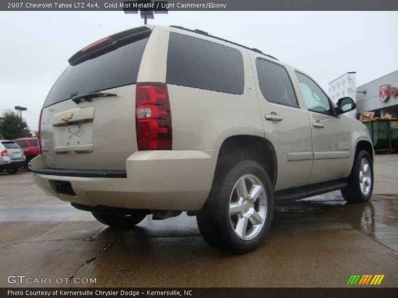 Gold Mist Metallic / Light Cashmere/Ebony 2007 Chevrolet Tahoe LTZ 4x4