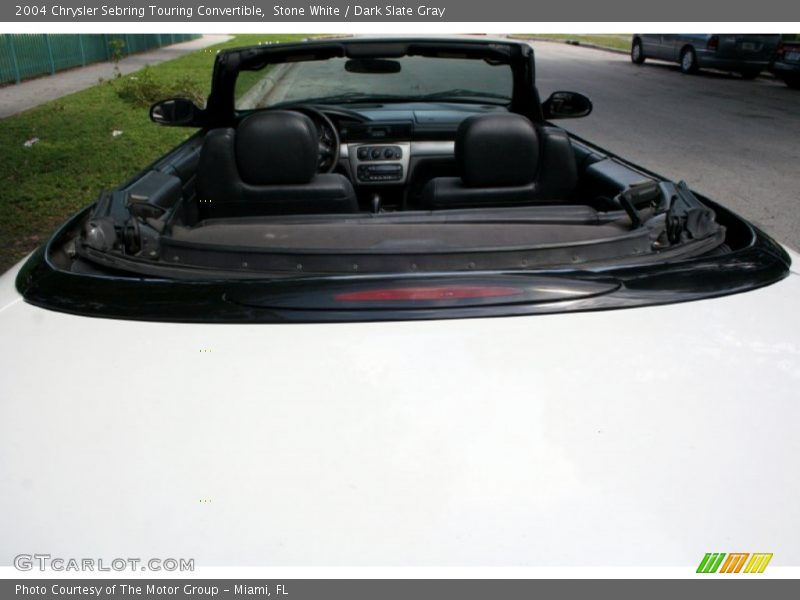 Stone White / Dark Slate Gray 2004 Chrysler Sebring Touring Convertible