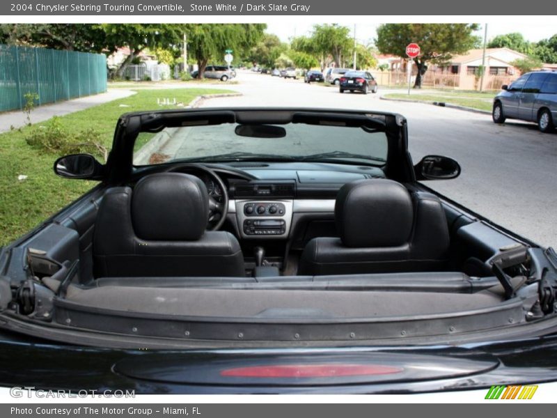 Stone White / Dark Slate Gray 2004 Chrysler Sebring Touring Convertible