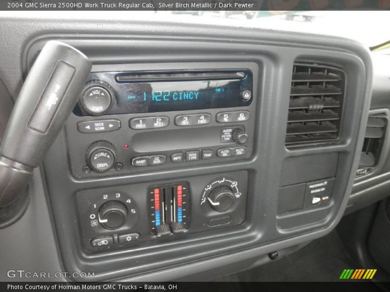 Silver Birch Metallic / Dark Pewter 2004 GMC Sierra 2500HD Work Truck Regular Cab